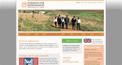 Desktop Screenshot of herrnhuter-missionshilfe.de